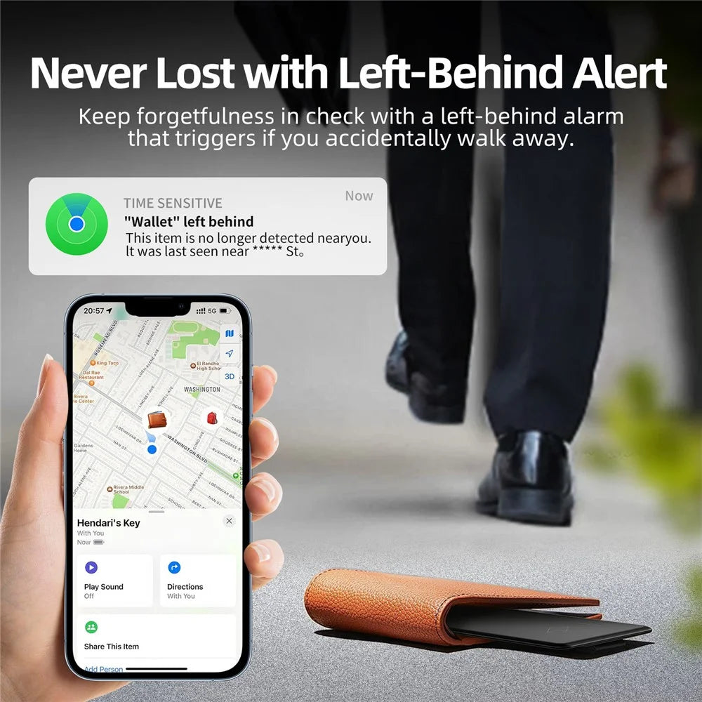 F05 Ultra-Thin Card Type Smart Finder Bluetooth-compatible Tracker Item Locator for Wallet, Luggage, Bike - 4
