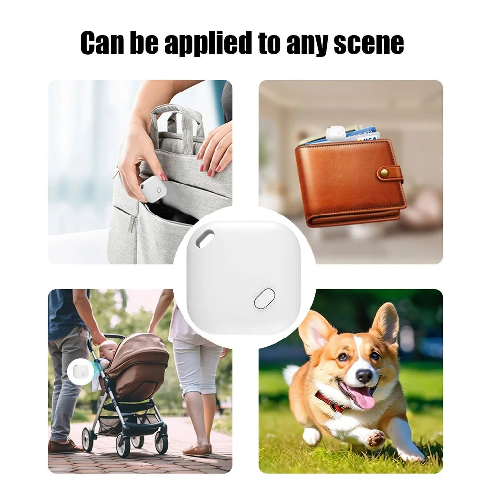 F02 Smart Finder Bluetooth-compatible Luggage Tracker Car Key Smart Tag for iOS - White - 6