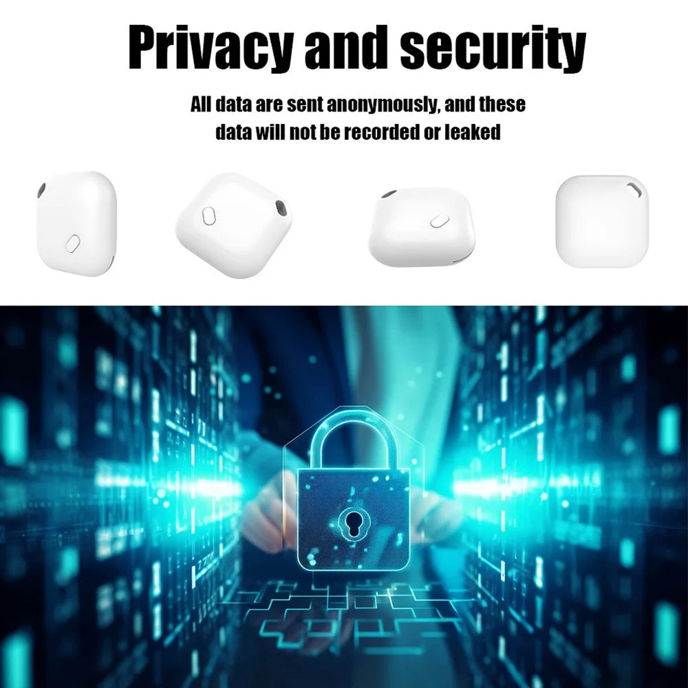 F02 Smart Finder Bluetooth-compatible Luggage Tracker Car Key Smart Tag for iOS - White - 7