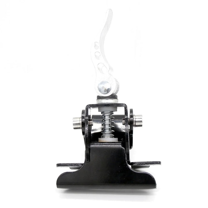 Hand Pressed Quick Release Stainless Steel Mobile Car CB Radio Antenna Mount Bracket - Black - 4