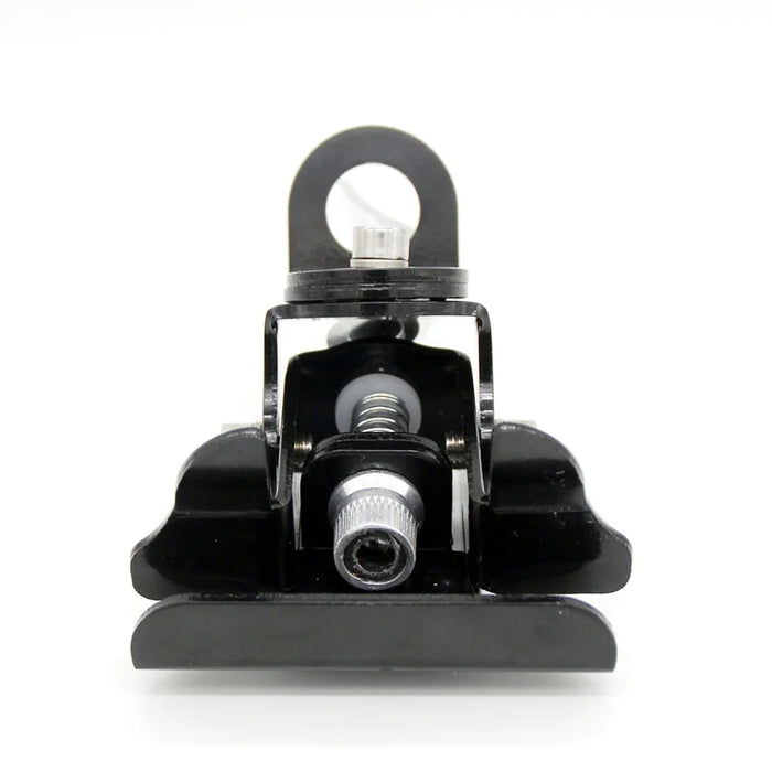 Hand Pressed Quick Release Stainless Steel Mobile Car CB Radio Antenna Mount Bracket - Black - 5