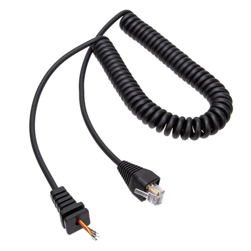 For YAESU VX2108 VX2208 VX2508 Mobile Radio DIY 6 Pin MH-67A8J Handheld Microphone Speaker Cable - 1