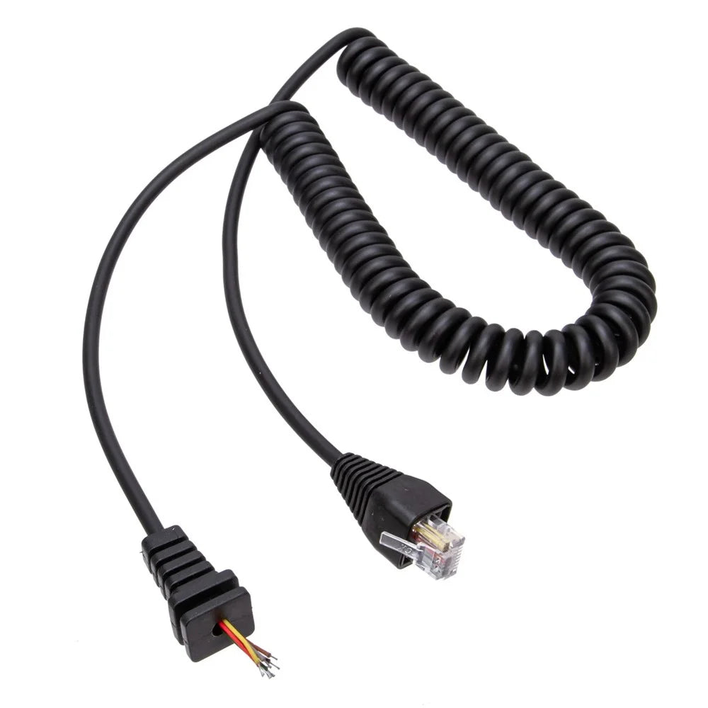 For YAESU VX2108 VX2208 VX2508 Mobile Radio DIY 6 Pin MH-67A8J Handheld Microphone Speaker Cable - 1