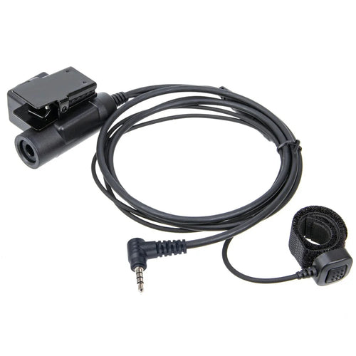 For Vertex VX-1R VX-2R VX-3R VX-5R Radio Walkie Talkie U94 PTT High Strength Finger Microphone Adapter - 1