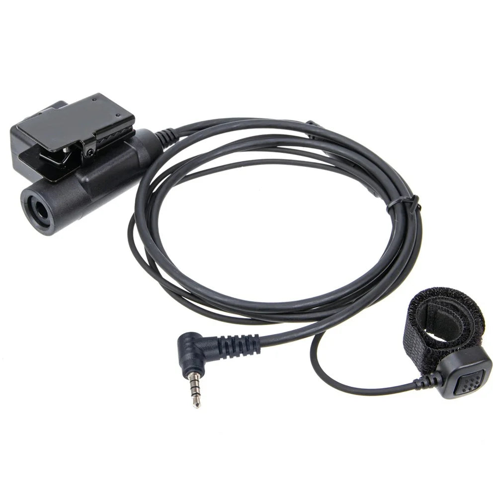 For Vertex VX-1R VX-2R VX-3R VX-5R Radio Walkie Talkie U94 PTT High Strength Finger Microphone Adapter - 1