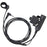 For Vertex VX-1R VX-2R VX-3R VX-5R Radio Walkie Talkie U94 PTT High Strength Finger Microphone Adapter - 2