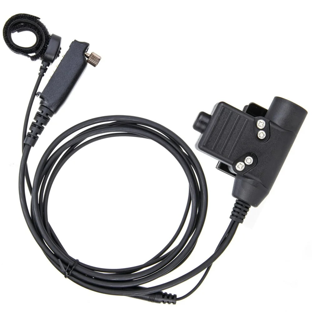 High Strength Finger Microphone U94 PTT Adapter for Sepura STP8000 / STP8030 / STP8035 / STP8038 / STP8040 Walkie Talkie - 2