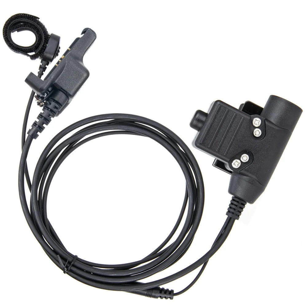 High Strength Finger Microphone U94 PTT Adapter for Motorola HT1000 / JT1000 / MT2000 / MTS2000 Walkie Talkie - 2