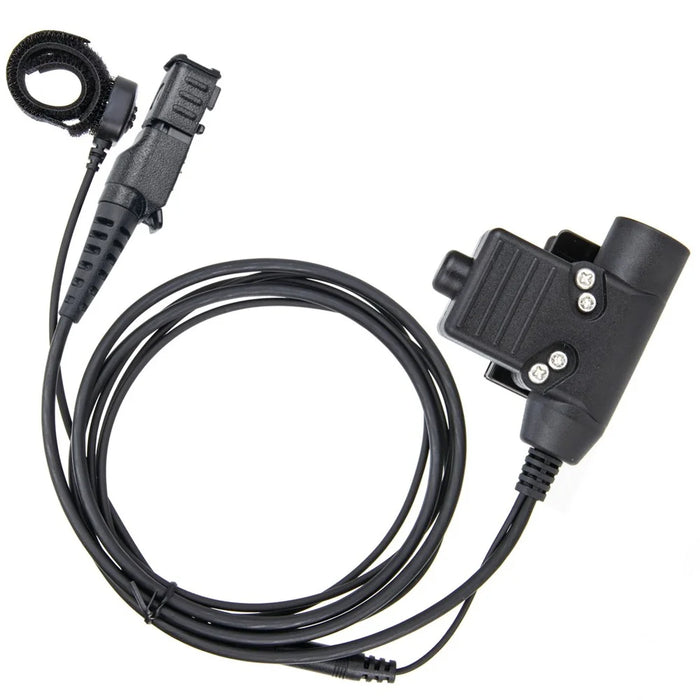 U94 PTT Finger Microphone Adapter for Motorola Xir P6600 / P6620 / DP2400 / MTP3250 / DEP550 Walkie Talkie - 2