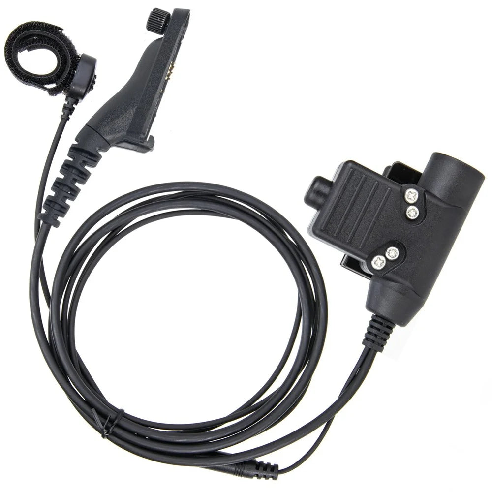 U94 PTT High Strength Finger Microphone Adapter for Motorola Xir P8268 / P8668 / DP4400 / DP4800 Walkie Talkie - 2