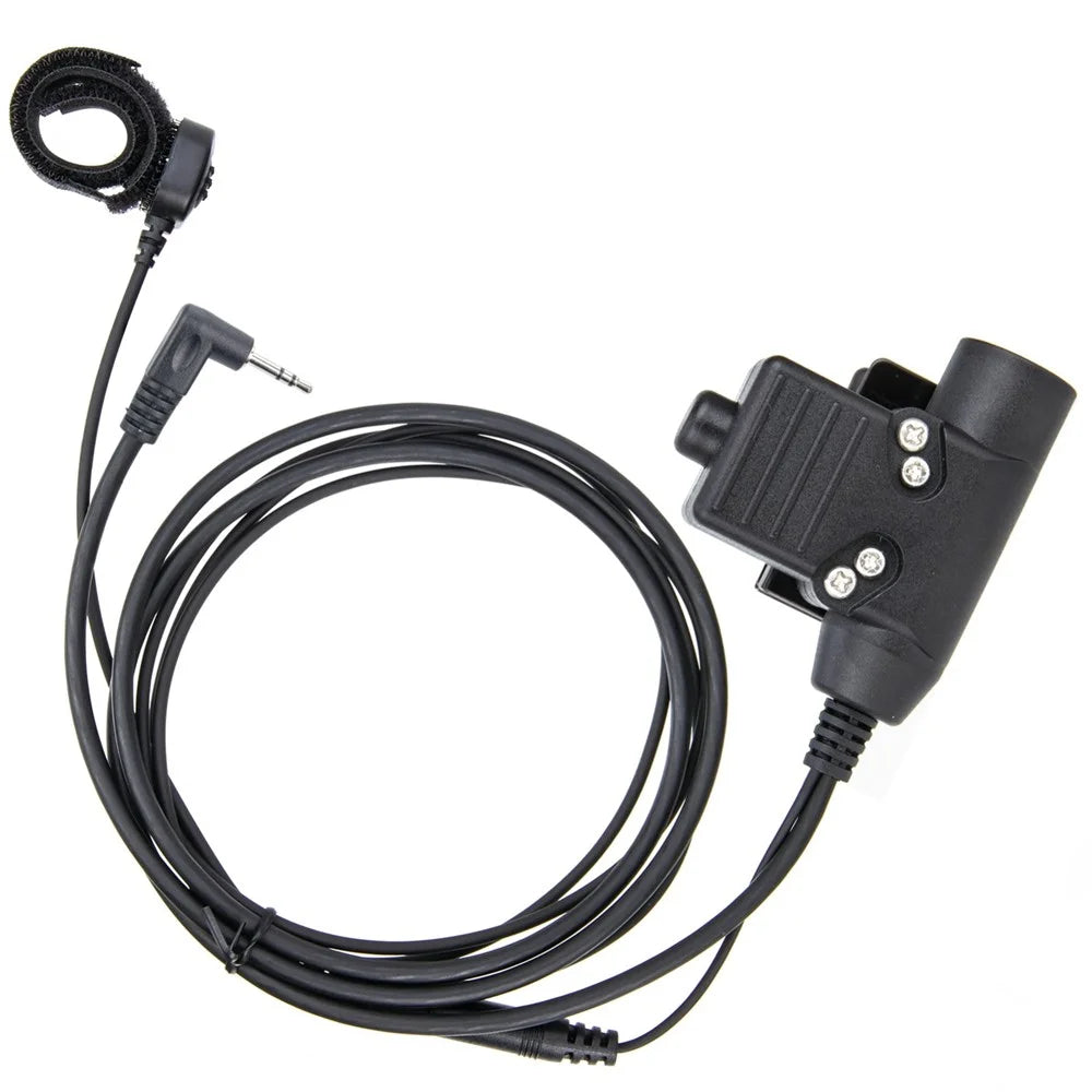 High Strength Finger Microphone U94 PTT Adapter for Motorola Talkabout T5428 / TLKR T80 Walkie Talkie - 2