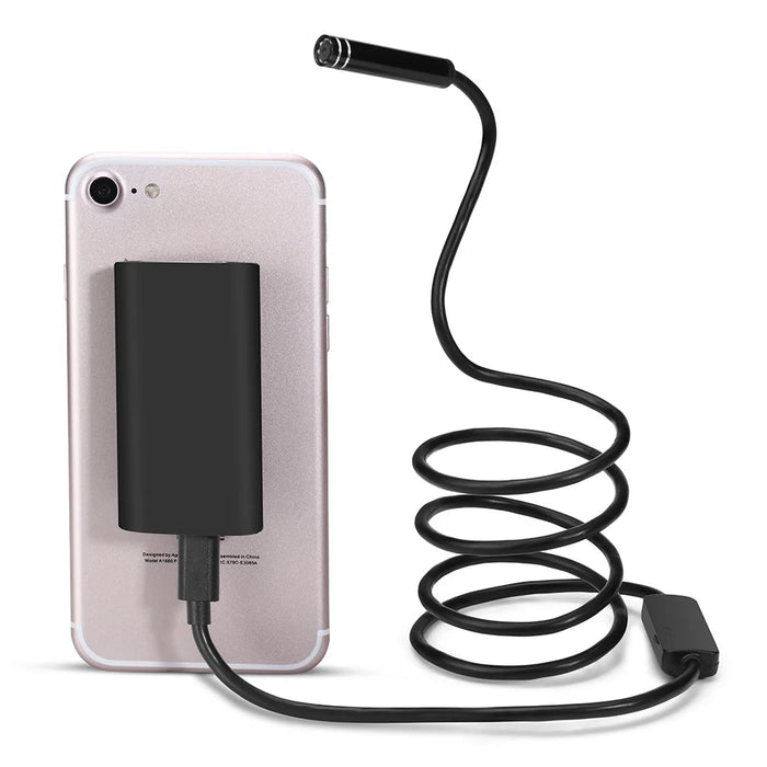 YPC100 10m Hard Wire WiFi Borescope 8mm Camera Lens Cell Phone Inspection Endoscope - 2