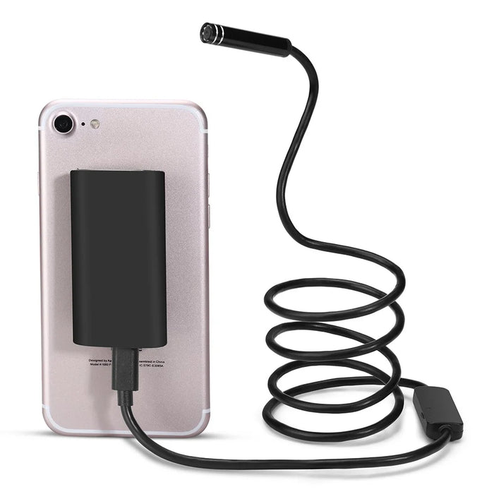 YPC100 3m Hard Wire WiFi Borescope 8mm Camera Lens Cell Phone Inspection Endoscope - 2