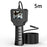 128A 5m Hard Wire 2.4 inch Screen Inspection Endoscope 8mm Camera Lens Industrial Borescope - 1