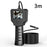 128A 3m Hard Wire 2.4 inch Screen Inspection Endoscope 8mm Camera Lens Industrial Borescope - 1