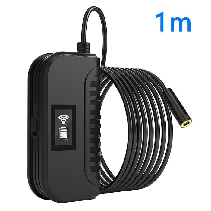 109A 1m Hard Wire WiFi Endoscope Night Vision Waterproof Camera Lens Industrial Borescope - 1