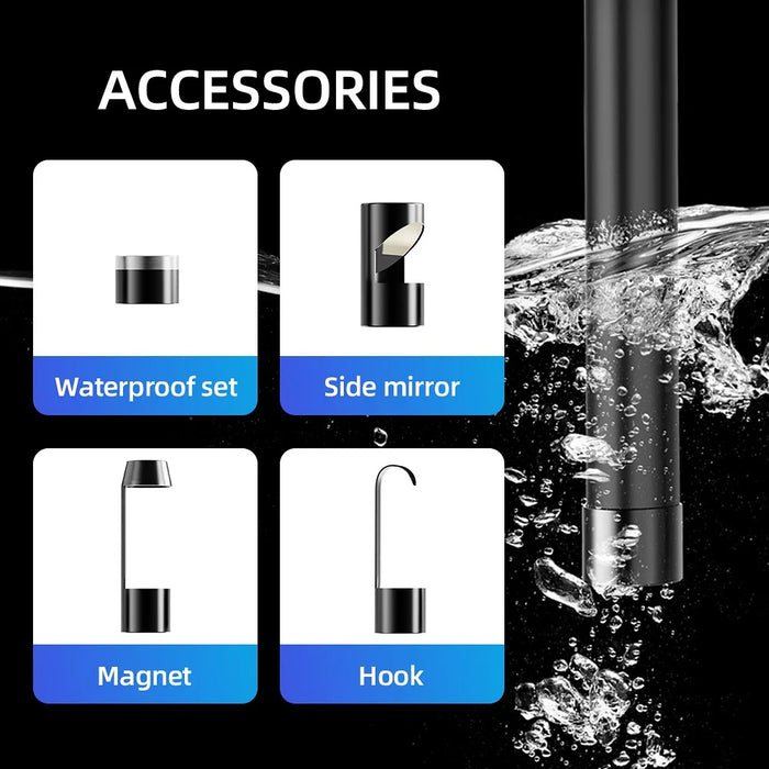 109A 3.5m Hard Wire WiFi Endoscope Waterproof Night Vision Camera Lens Mobile Phone Borescope - 3