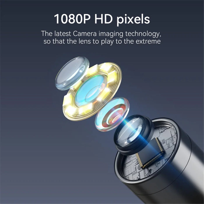 C43 5m Wire 8mm Single Lens Inspection Borescope 1080P Camera Endoscope with 4.3 inch Screen - 4
