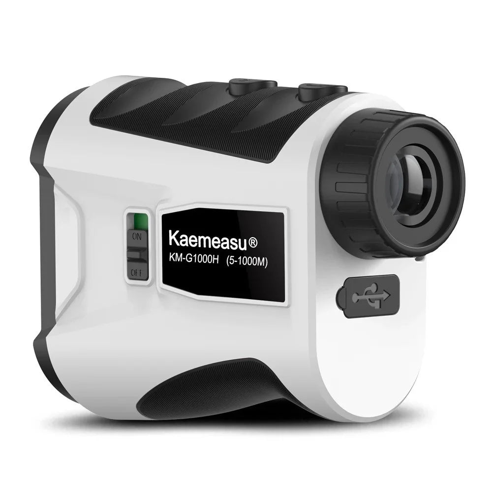 KAEMEASU KM-G1000H Golfing Range Finder 5-1000m Laser Rangefinder - White - 1