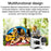 KAEMEASU KM-G800H Golfing Range Finder 5-800m Laser Rangefinder - White - 3