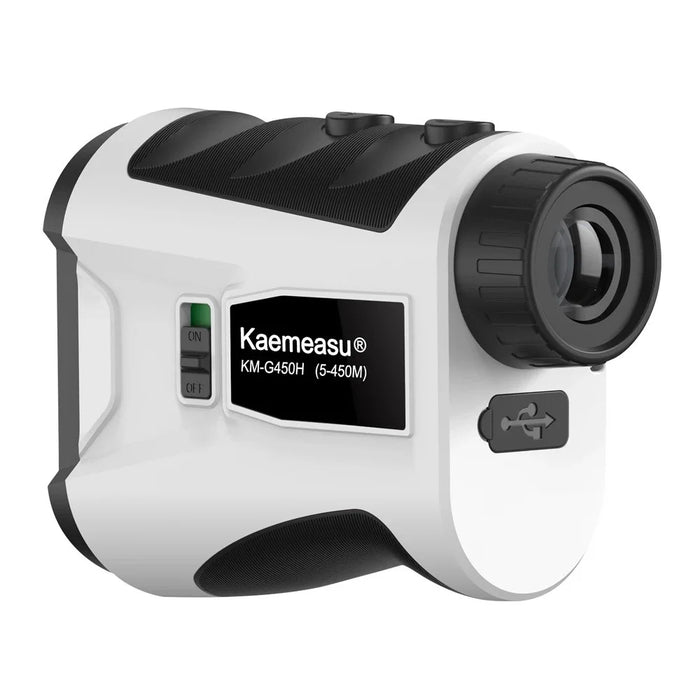 KAEMEASU KM-G450H Golfing Range Finder 5-450m Laser Rangefinder - White - 1
