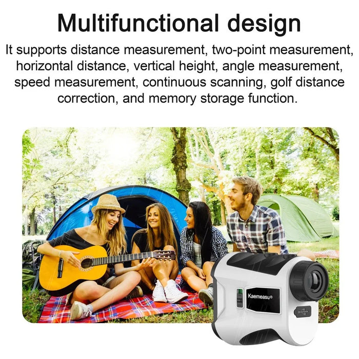 KAEMEASU KM-G450H Golfing Range Finder 5-450m Laser Rangefinder - White - 3