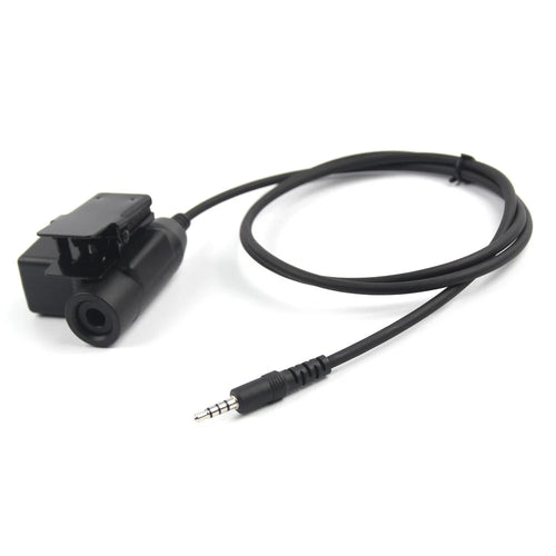 Z113 Standard Version 3.5mm Jack U94 PTT Cable Headset Adapter for Walkie Talkie / Phone - 1