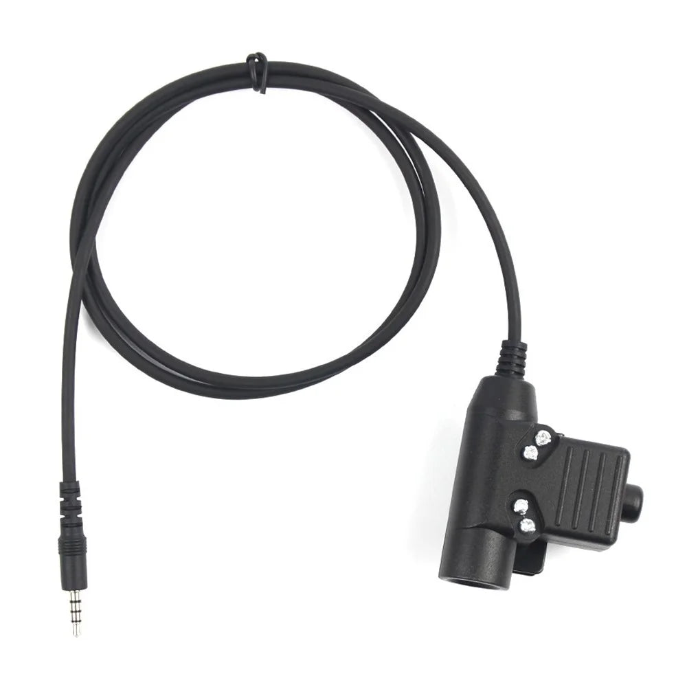 Z113 Standard Version 3.5mm Jack U94 PTT Cable Headset Adapter for Walkie Talkie / Phone - 3