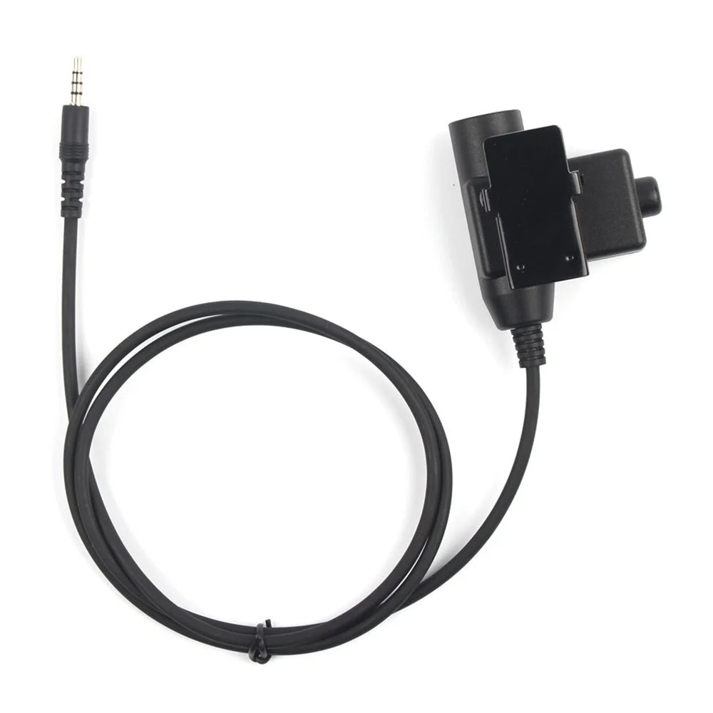 Z113 Standard Version 3.5mm Jack U94 PTT Cable Headset Adapter for Walkie Talkie / Phone - 4