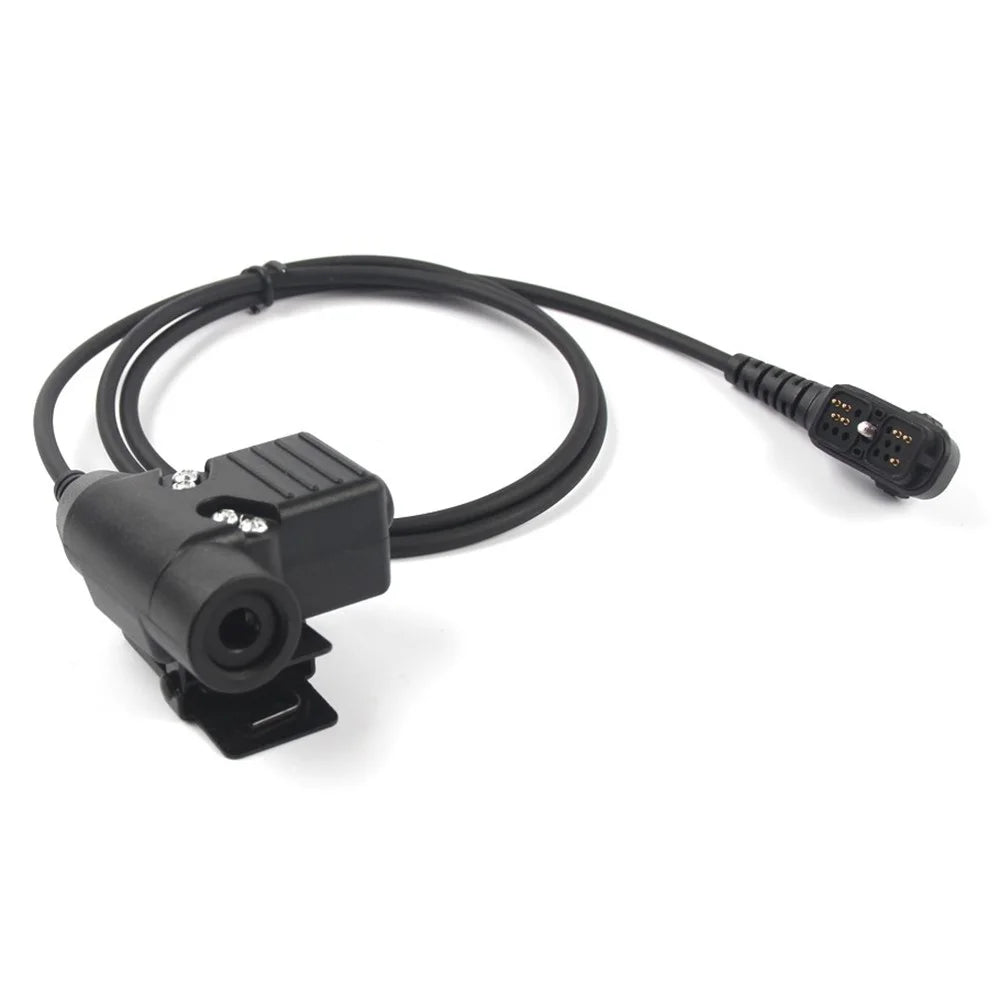 Ham Radio Walkie Talkie U94 PTT Headset Adapter for Hytera PD700  /  PD780  /  PD782  /  PD785  /  PD788 Radio Headphone - 1