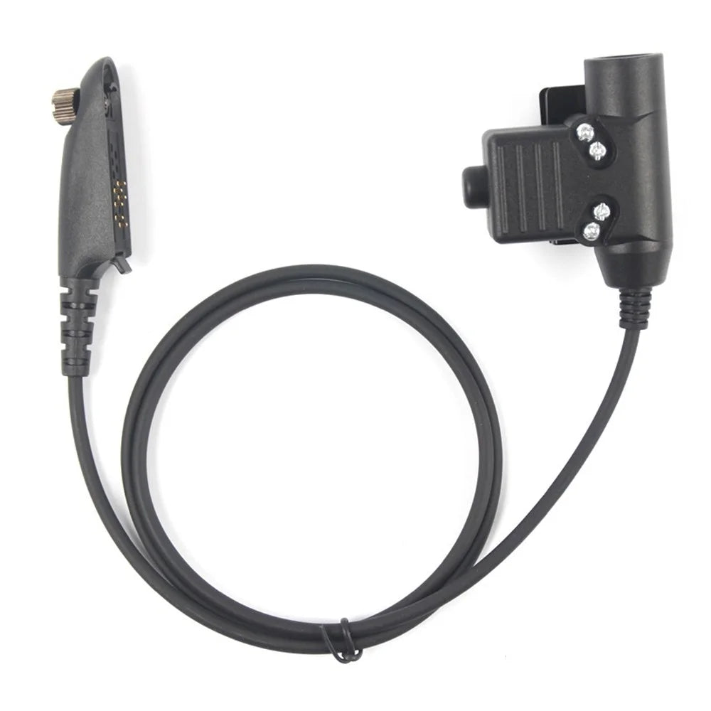 Ham Radio Walkie Talkie U94 PTT Headset Adapter for Motorola GP140  /  GP320  /  GP328  /  GP338  /  GP380 - 4