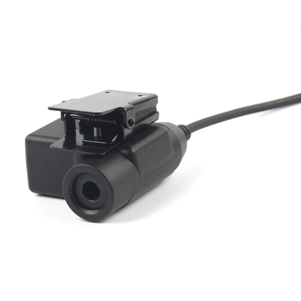 Ham Radio Walkie Talkie U94 PTT Headset Adapter for Motorola GP140  /  GP320  /  GP328  /  GP338  /  GP380 - 6