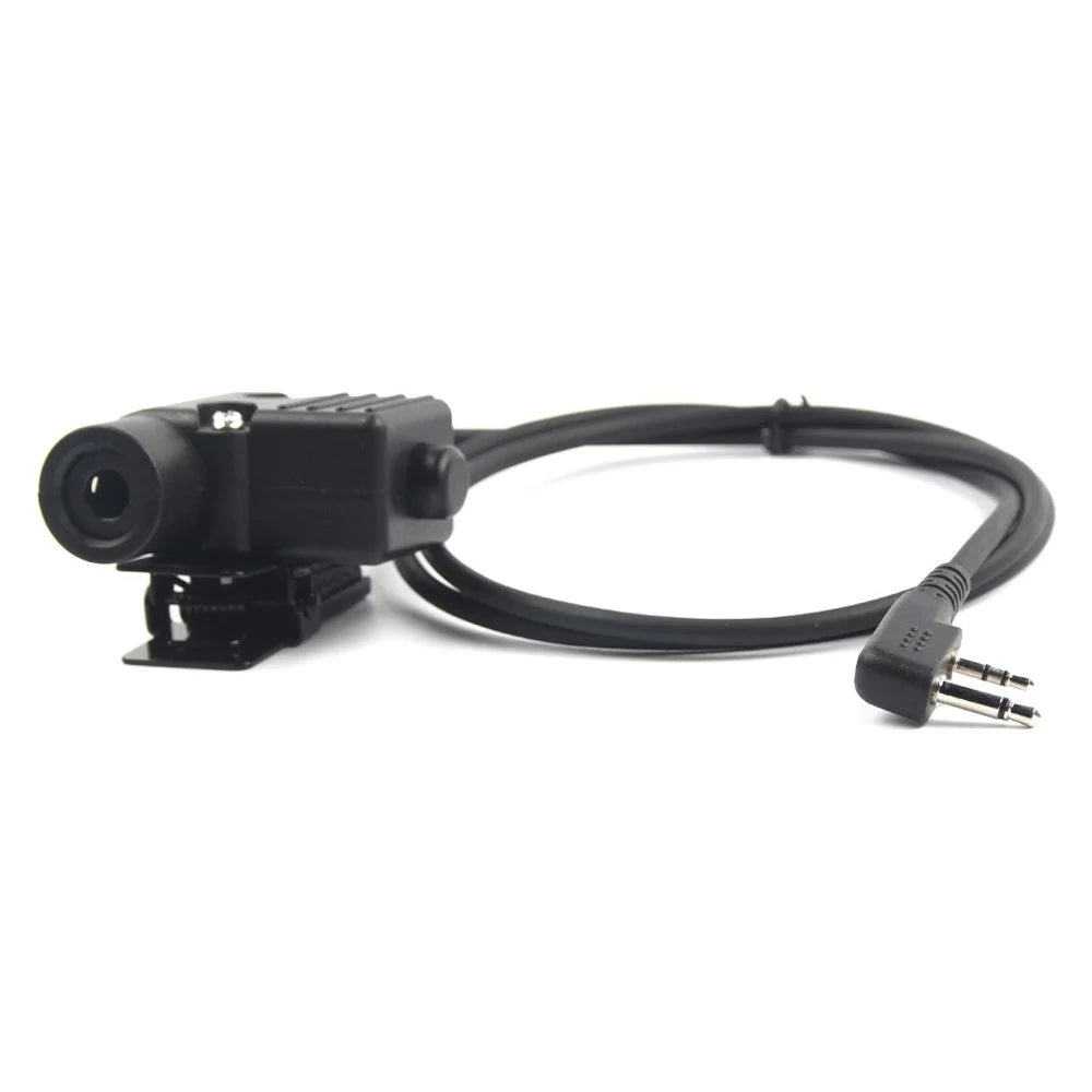 Ham Radio Walkie Talkie U94 PTT Headset Adapter for ICOM IC-V8  /  IC-V80  /  IC-V82 - 1