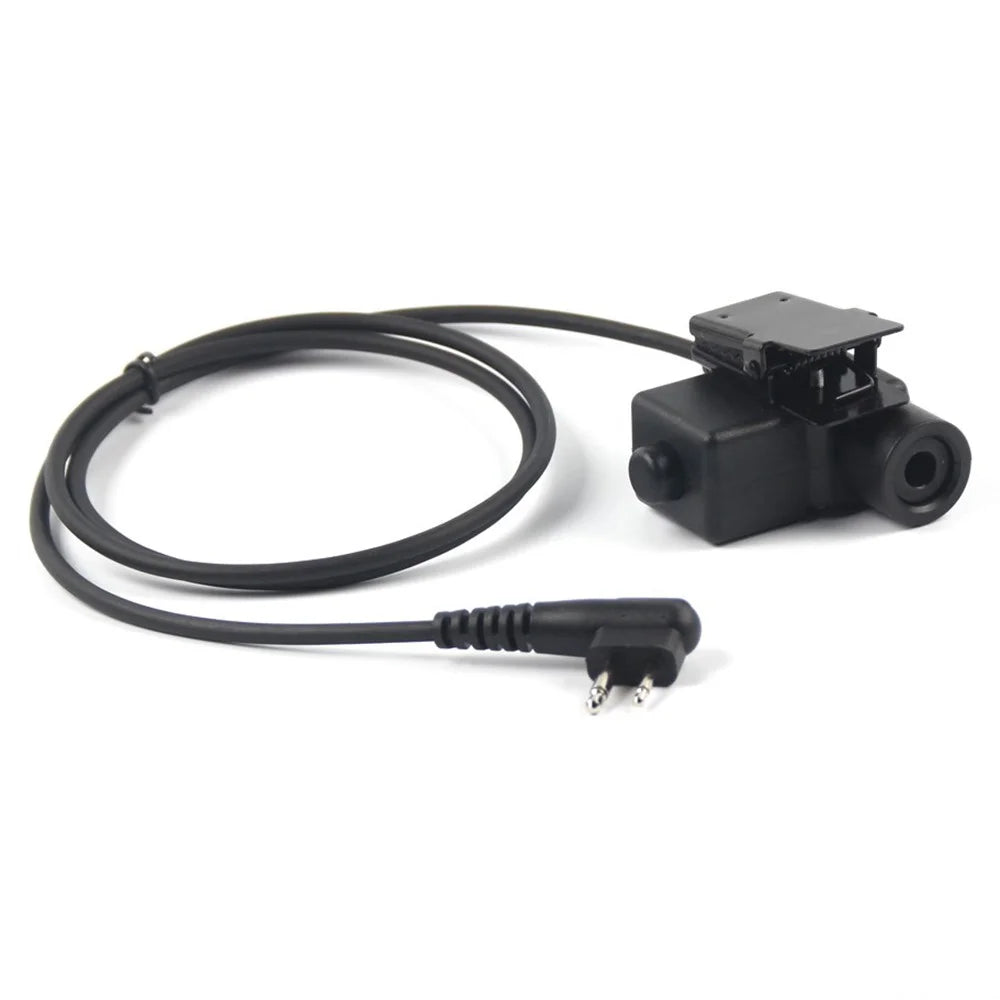 Ham Radio Walkie Talkie U94 PTT Headset Adapter for Motorola CP88 / CP100 / CP150 / CP200 / CT150 - 1
