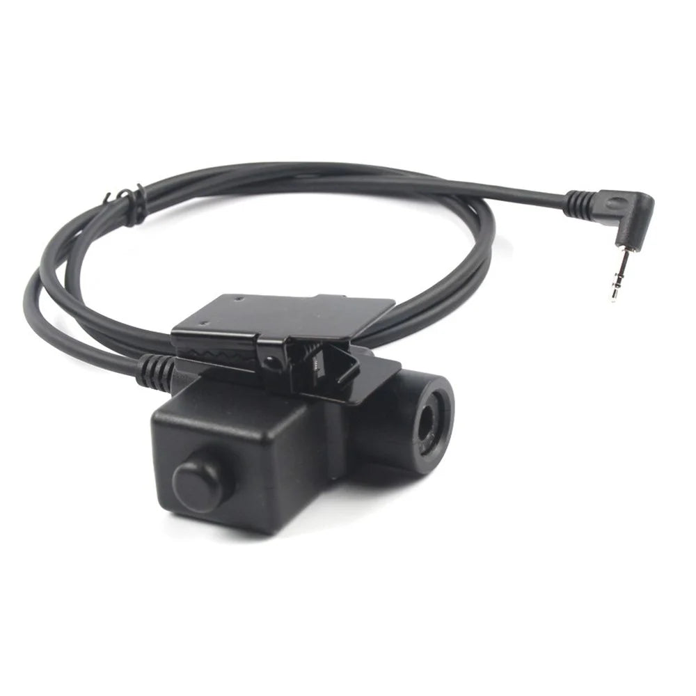 2.5mm Jack Ham Radio Walkie Talkie U94 PTT Headset Adapter for Motorola Talkabout T5428 / TLKR T80 / EM1000 / EM1000R / EM1010TPR - 2