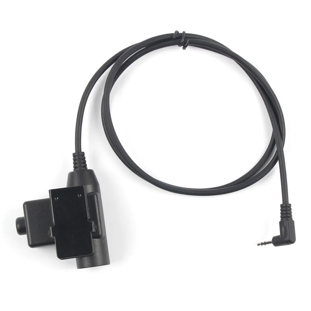 2.5mm Jack Ham Radio Walkie Talkie U94 PTT Headset Adapter for Motorola Talkabout T5428 / TLKR T80 / EM1000 / EM1000R / EM1010TPR - 4