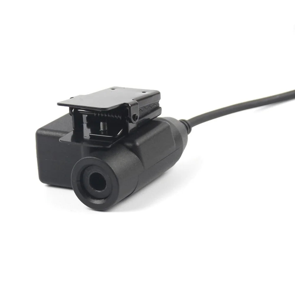 2.5mm Jack Ham Radio Walkie Talkie U94 PTT Headset Adapter for Motorola Talkabout T5428 / TLKR T80 / EM1000 / EM1000R / EM1010TPR - 6