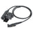 Walkie Talkie Headset Adapter U94 PTT Cable for Motorola GP328Plus Two Way Radio - 1