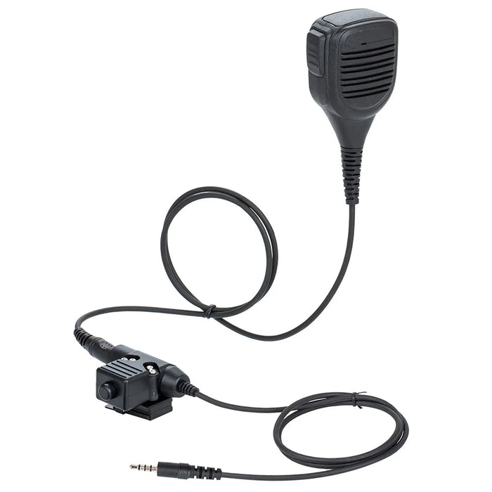 Ham Radio 7.1mm Speaker Microphone with U94 PTT for Iphone / Samsung / HTC Cellphone with 3.5mm Jack - 1