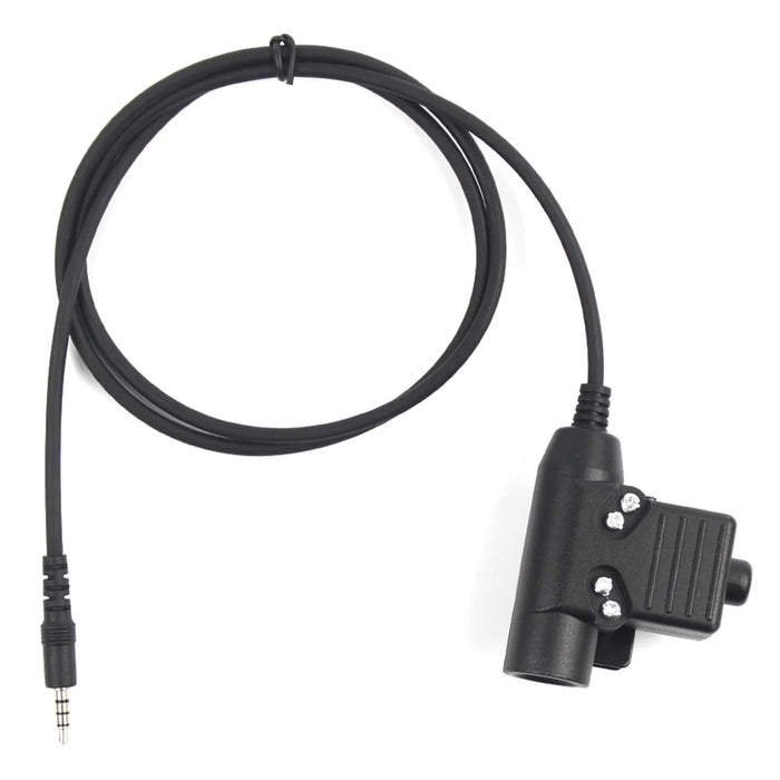 Ham Radio 7.1mm Speaker Microphone with U94 PTT for Iphone / Samsung / HTC Cellphone with 3.5mm Jack - 4