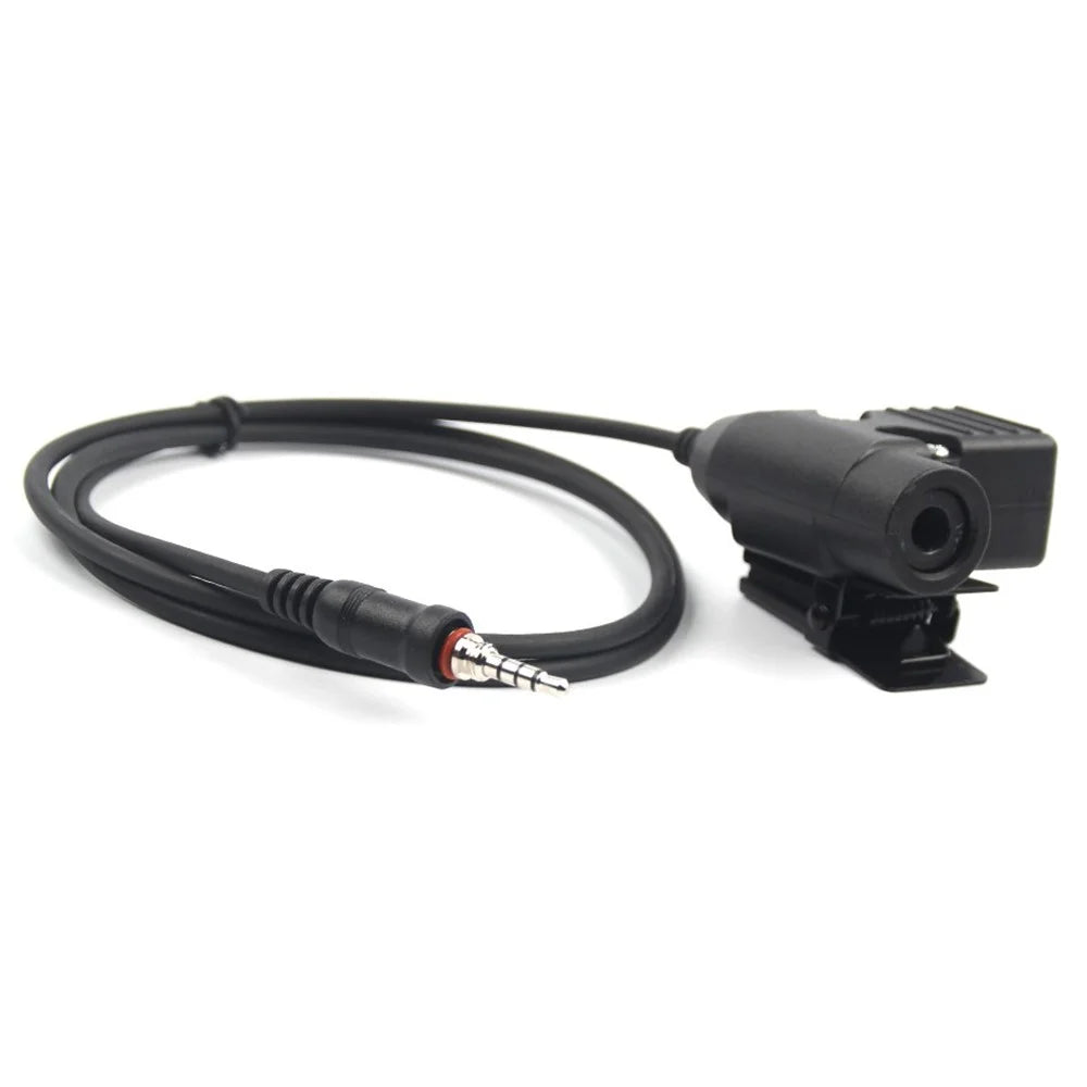 Ham Radio Walkie Talkie U94 PTT Headset Adapter for Yaesu Vertex VX-120 / VX-127 / VX-6R / VX-7R / VX-6E - 2