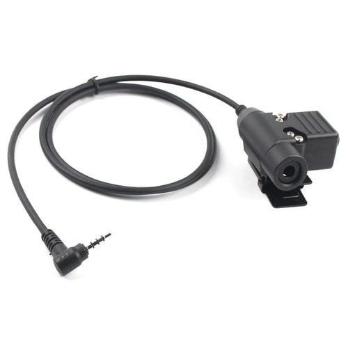 Ham Radio Walkie Talkie U94 PTT Headset Adapter 3.5mm 1-Pin for Yaesu Vertex VX-1R / VX-2R / VX-3R / VX-5R / VX-210 - 1