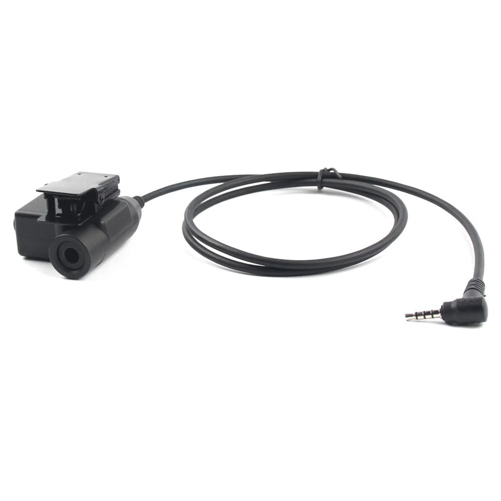 Ham Radio Walkie Talkie U94 PTT Headset Adapter 3.5mm 1-Pin for Yaesu Vertex VX-1R / VX-2R / VX-3R / VX-5R / VX-210 - 2