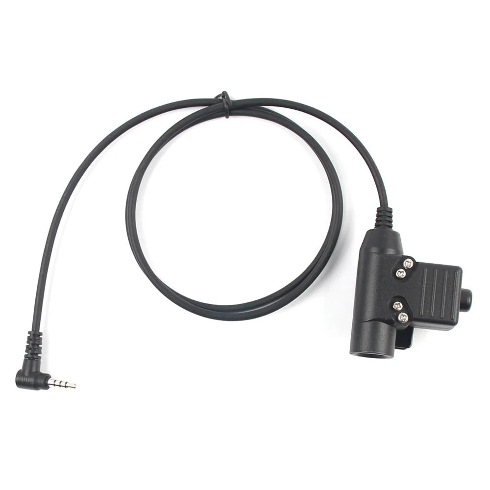 Ham Radio Walkie Talkie U94 PTT Headset Adapter 3.5mm 1-Pin for Yaesu Vertex VX-1R / VX-2R / VX-3R / VX-5R / VX-210 - 3