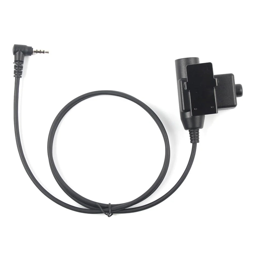 Ham Radio Walkie Talkie U94 PTT Headset Adapter 3.5mm 1-Pin for Yaesu Vertex VX-1R / VX-2R / VX-3R / VX-5R / VX-210 - 4