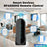RF433 Remote Control Touch Switch 4 Gang 2.5D Tempered Glass Wireless Interruptor Switch - Black - 2