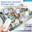 RF433 Remote Control Touch Switch 4 Gang 2.5D Tempered Glass Wireless Interruptor Switch - Black - 4