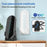 RF433 Remote Control Touch Switch 4 Gang 2.5D Tempered Glass Wireless Interruptor Switch - Black - 6