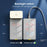 MG-KG101 WiFi+433 Dual Mode 4 Gang 10A Touch Smart Switch Tuya APP Voice Control Wall Light Switch, US Plug / White - 4