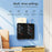MG-KG101 WiFi+433 Dual Mode 3 Gang 10A Touch Smart Switch Tuya APP Voice Control Wall Light Switch, US Plug / Black - 5